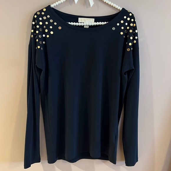 MICHAEL Michael Kors Tops - Michael Kors Long Sleeve Embellished Top